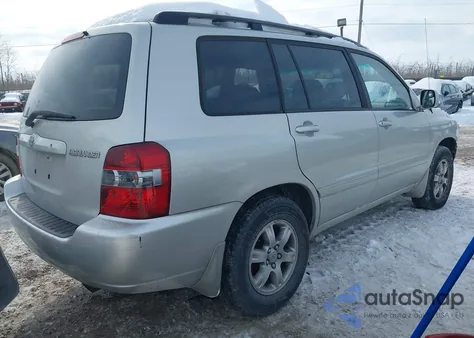 2005 Toyota Highlander V6 из США, поврежденный, VIN JTEDP21A450057868